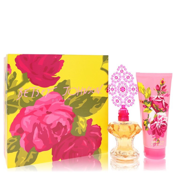 Betsey Johnson by Betsey Johnson Gift Set -- 3.4 oz Eau De Parfum Spray + 6.7 oz Body Lotion (Women)